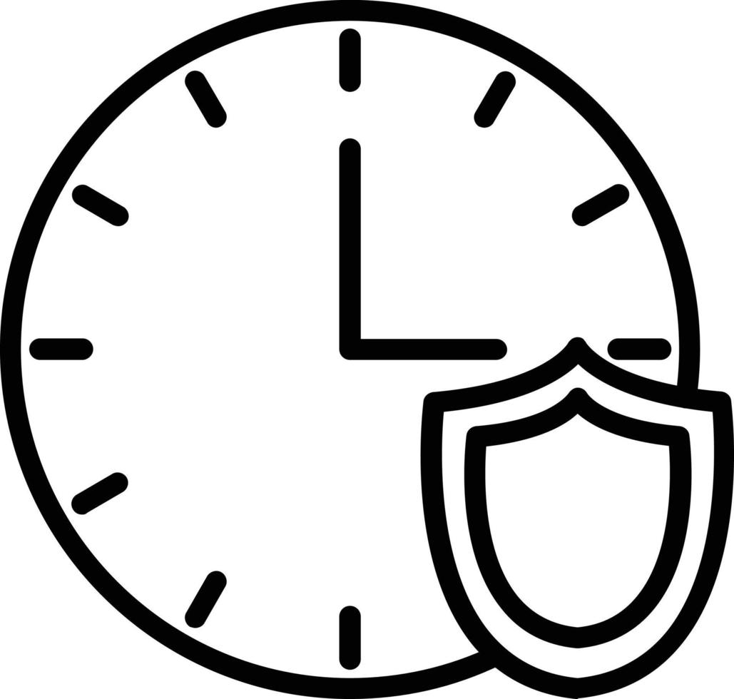 Reliablity Vector Line Icon