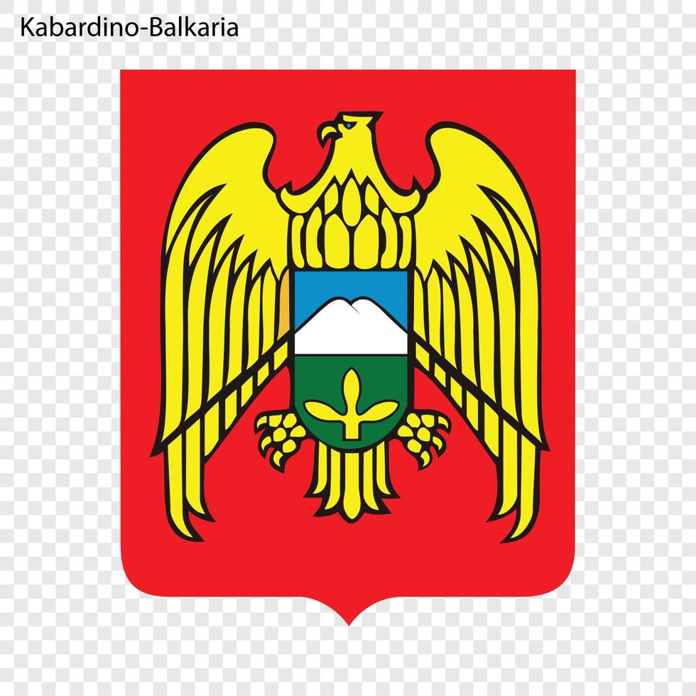 Emblem of province of Russia vector