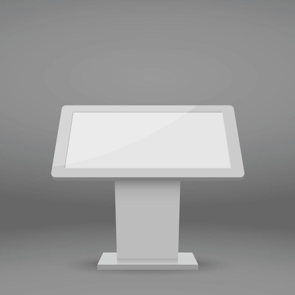 digital Multimedia stand vector