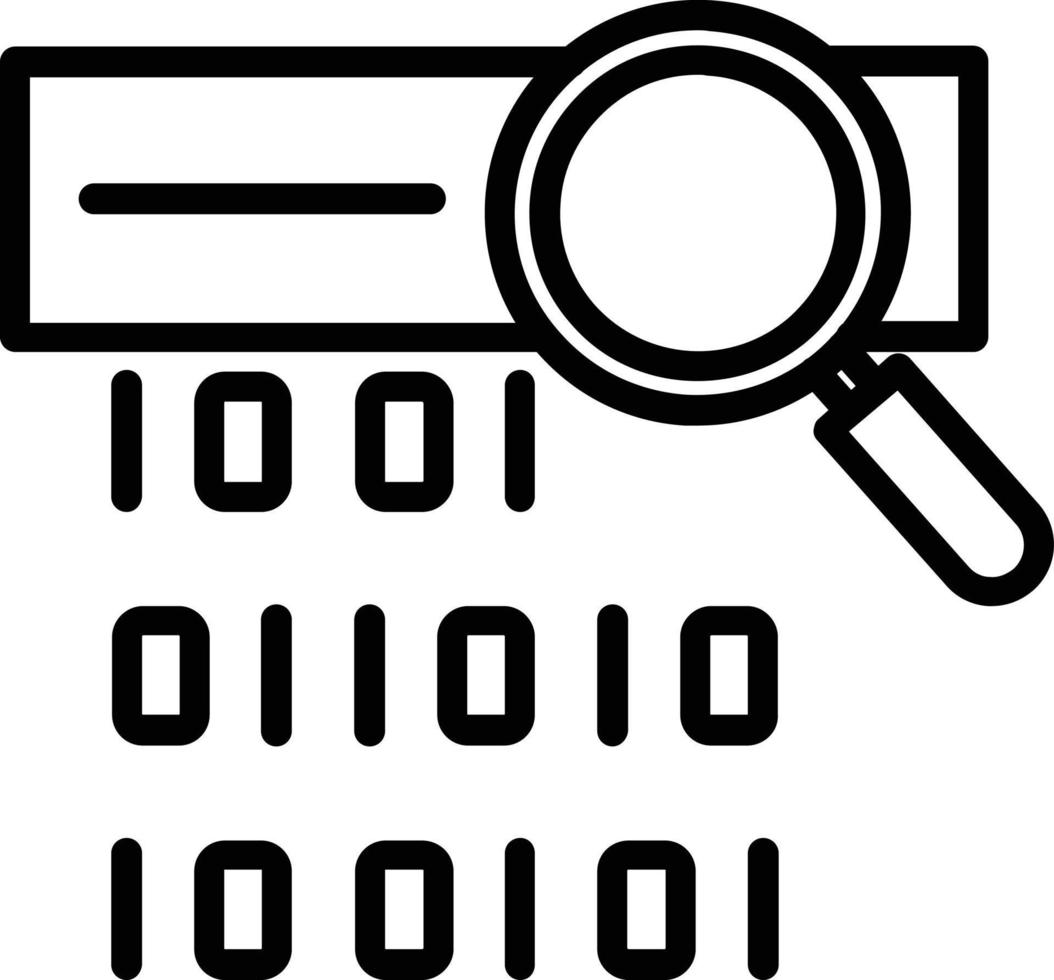 Search Vector Line Icon