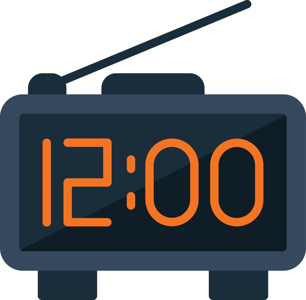 Digital clock Icon vector