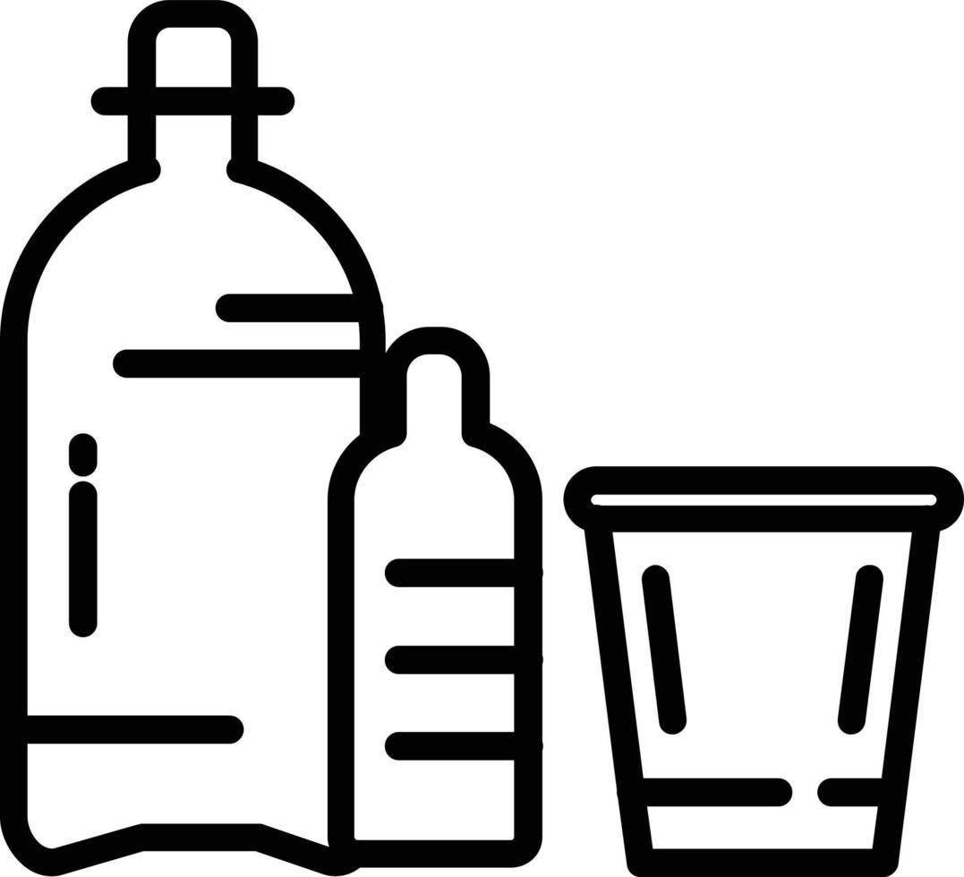 Plastic Line Icon Design vector