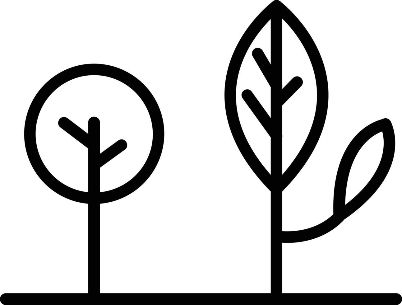 Nature Line Icon Design vector