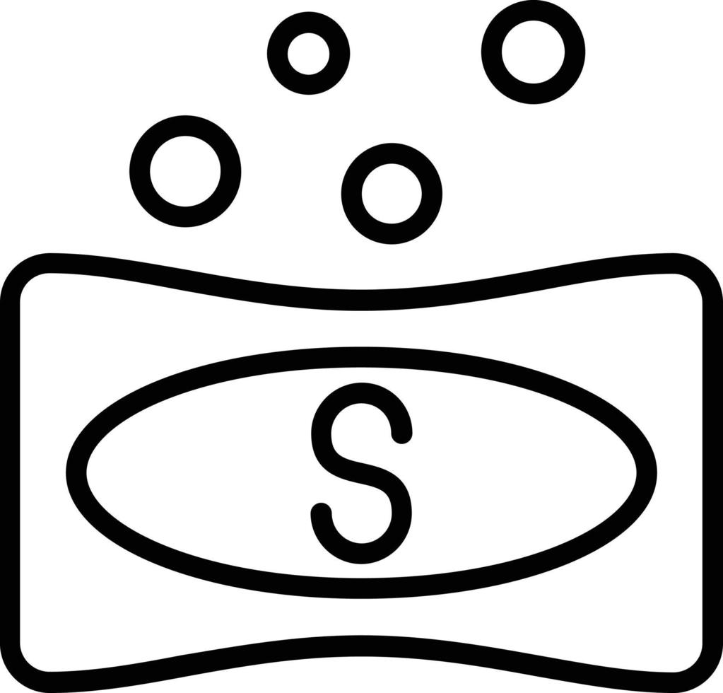 Soap  Line Icon Design vector