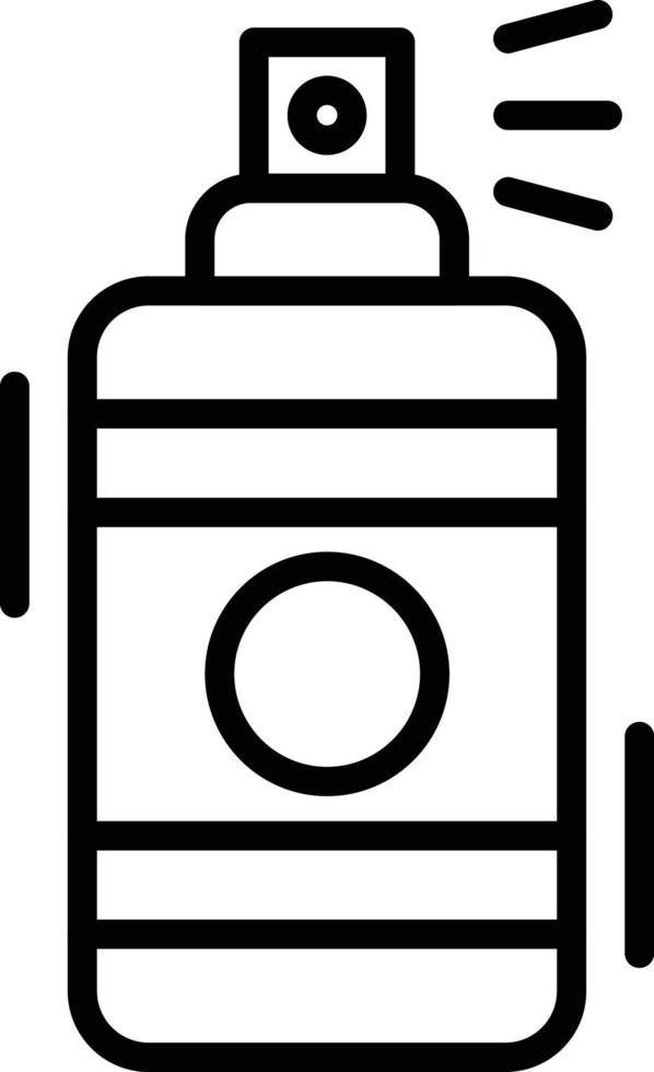 Spray Line Icon Design vector