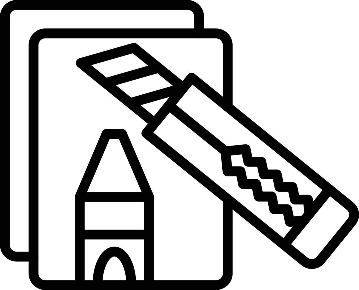 Craft Line Icon Design vector