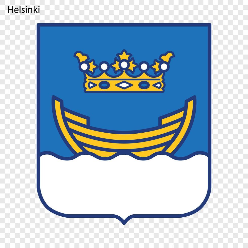 Coat of arm city vector