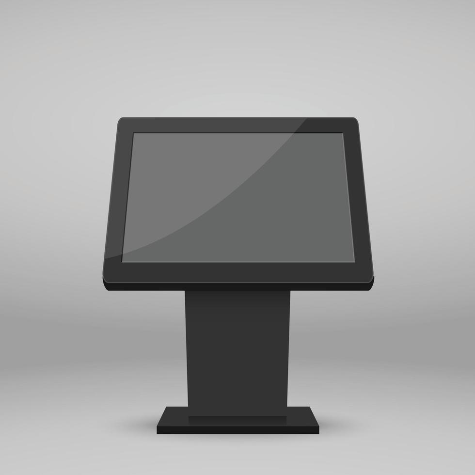 digital Multimedia stand vector