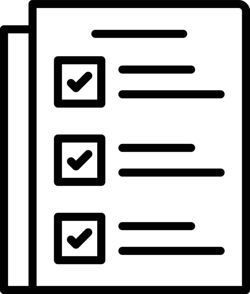 List Vector Icon