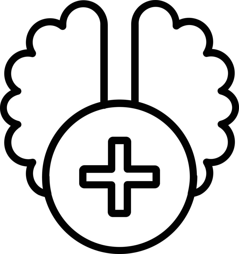 Brain Vector Line Icon