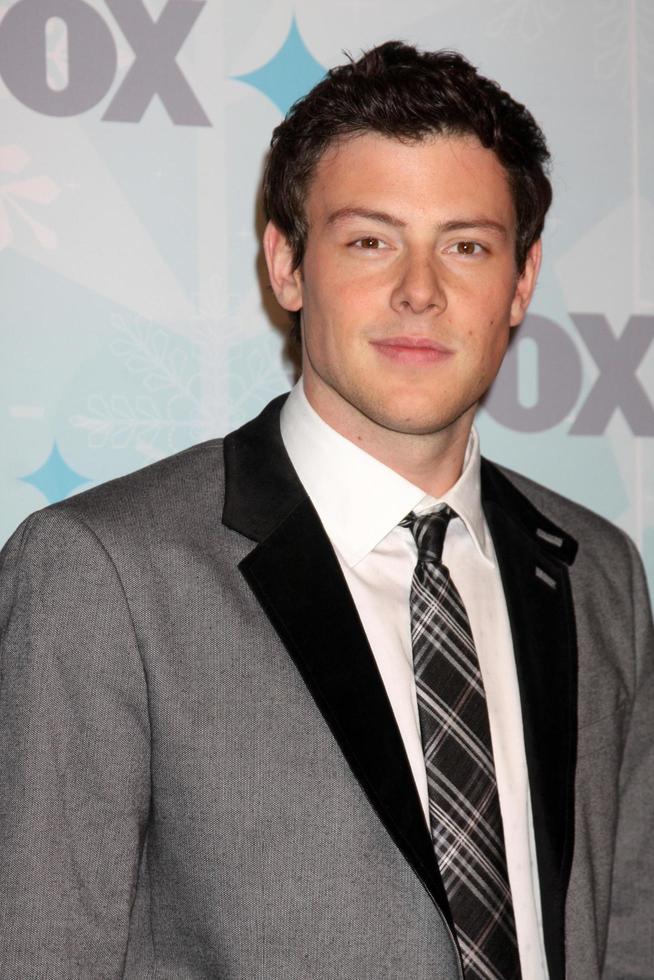 LOS ANGELES, JAN 11 -  Cory Monteith arrives at the FOX TCA Winter 2011 Party at Villa Sorriso on January 11, 2011 in Pasadena, CA photo