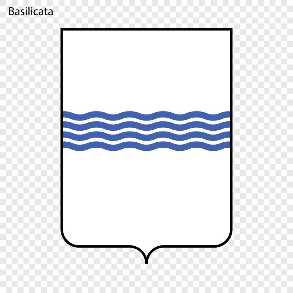 Emblem province of Italy. vector