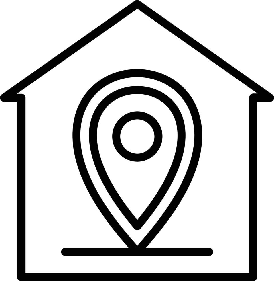 Mapping Vector Line Icon