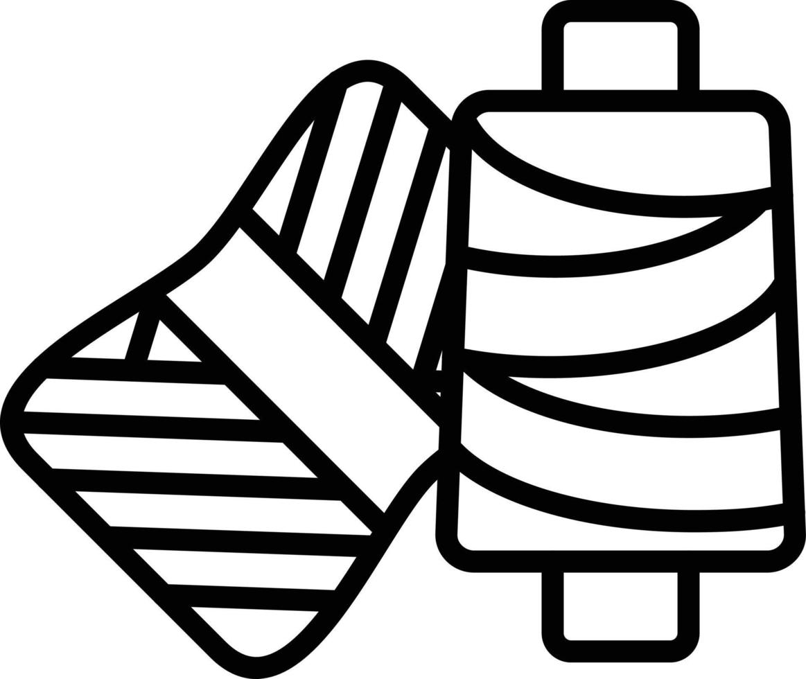 Yarn Line Icon Design vector