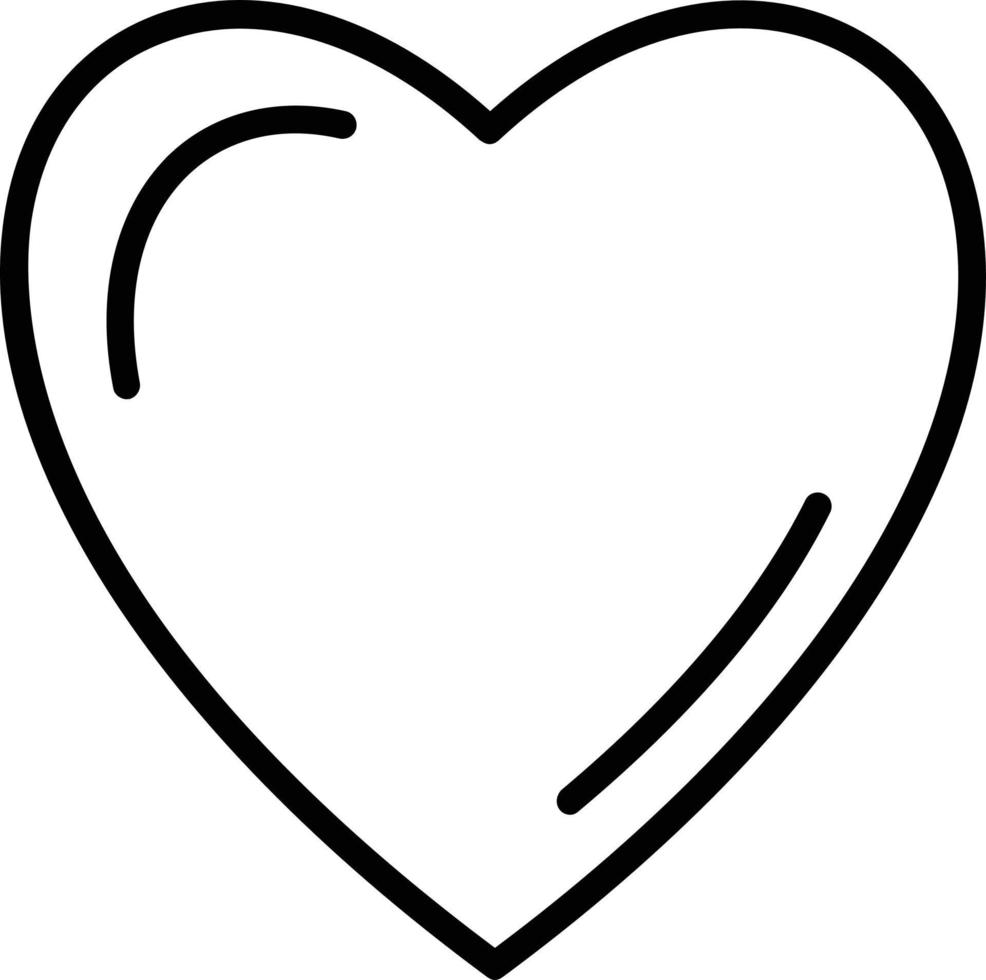 Heart Vector Line Icon