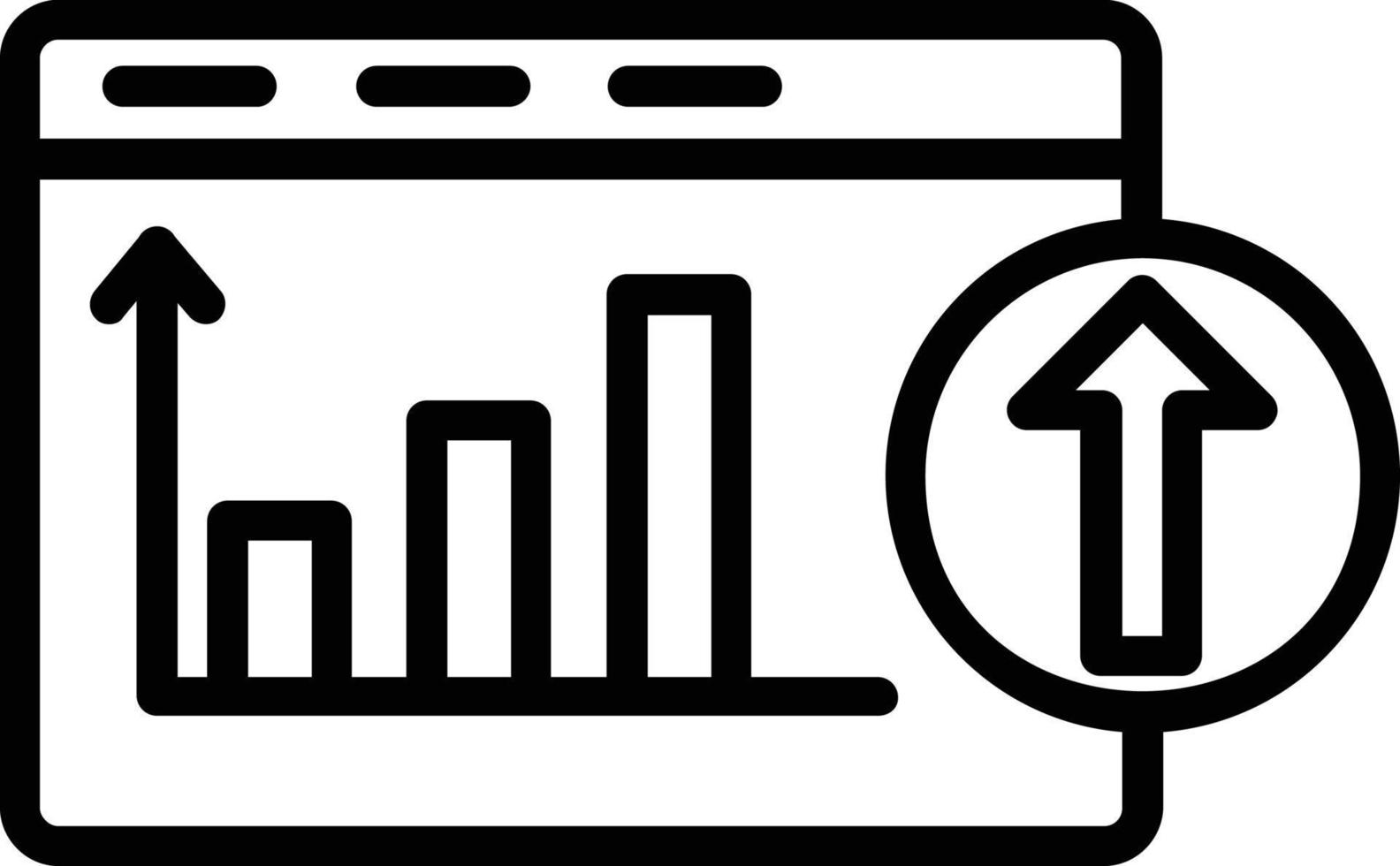 Increase Vector Line Icon