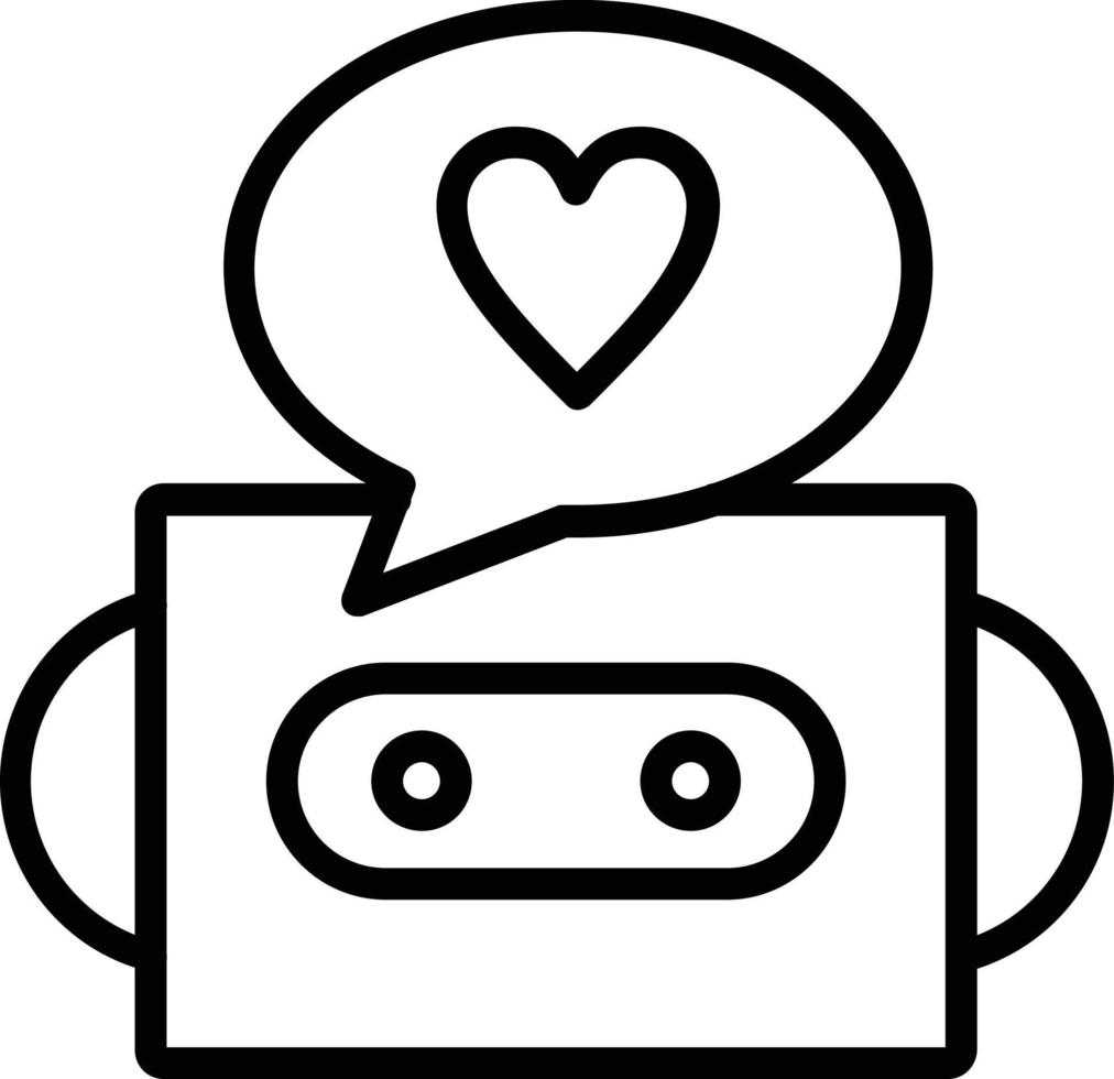 Chat Vector Line Icon