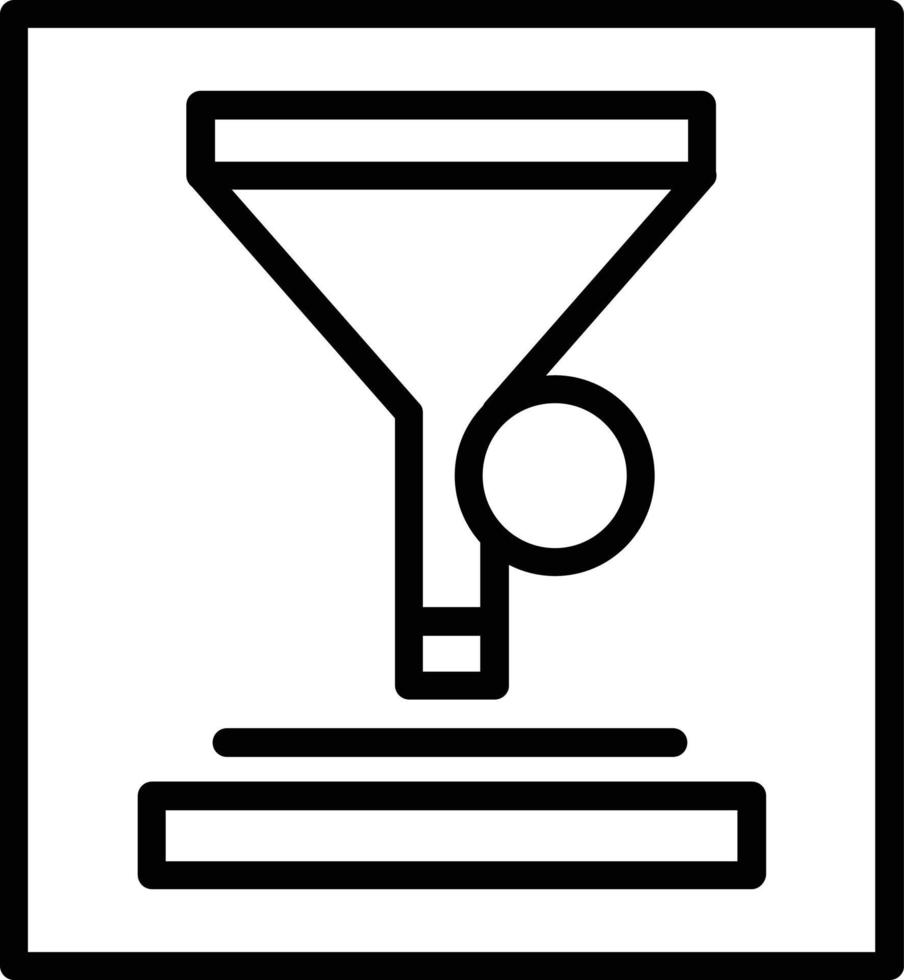 Filter Vector Line Icon 8796484 Vector Art at Vecteezy