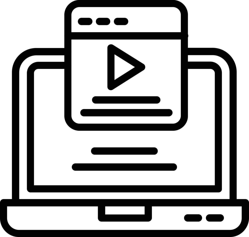 Media Vector Line Icon 8796507 Vector Art at Vecteezy