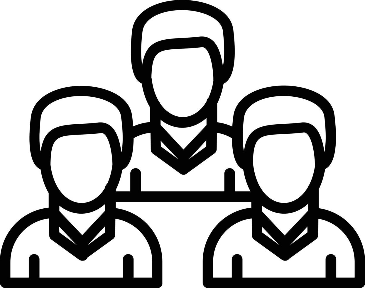 People Vector Line Icon