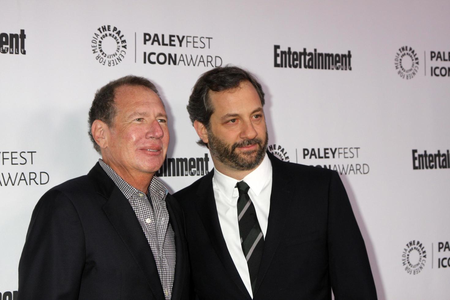 LOS ANGELES, MAR 10 -  Garry Shandling, Judd Apatow at the PALEYFEST Icon Award IHO Judd Apatow at Paley Center For Media on March 10, 2014 in Beverly Hills, CA photo