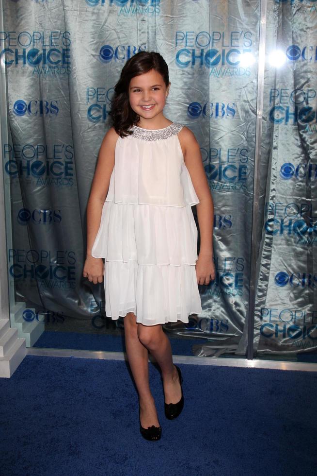 LOS ANGELES, JAN 5 -  Bailee Madison arrives at 2011 People s Choice Awards at Nokia Theater at LA Live on January 5, 2011 in Los Angeles, CA photo
