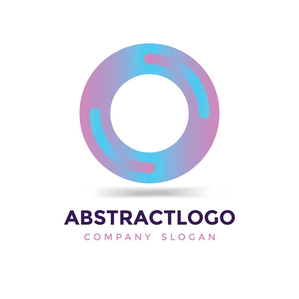 vector de diseño de icono moderno de logotipo de fuente o puntos sobre fondo blanco
