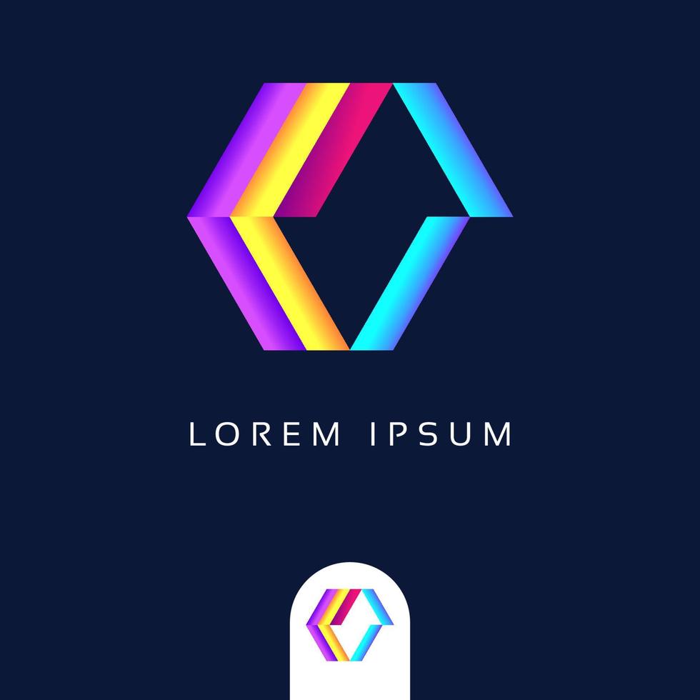 vector abstract Business and finance logo, Cooperation Icon design element
