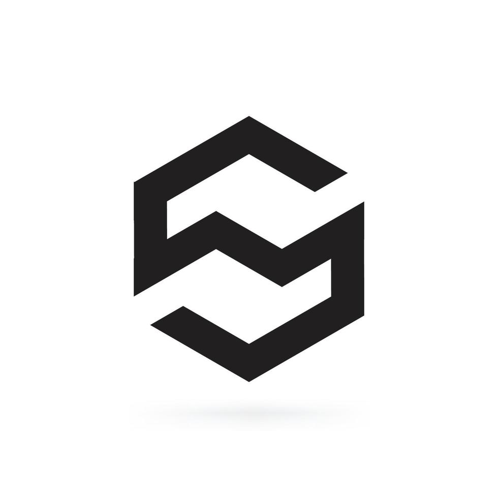 modern Creative Unique letter S logo Icon design Vector template