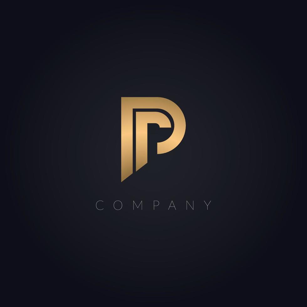 Letter logo P vector Design. Unique Style icon P Font abstract. alphabet P