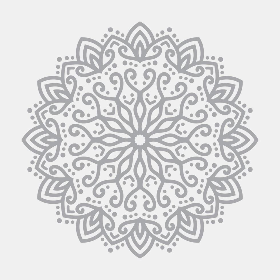 Decorative ornamental mandala design background illustration vector