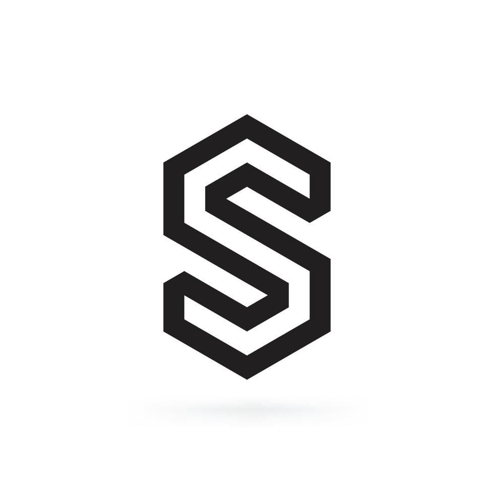 modern Creative Unique Corporate Business S letter logo Icon Intro design Vector template