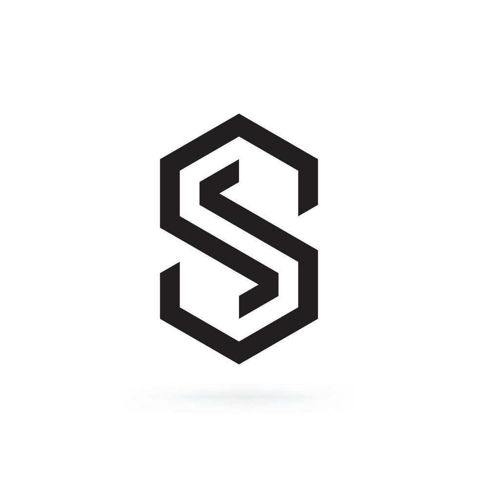 modern Creative Unique Corporate Business S letter logo Icon design Vector template