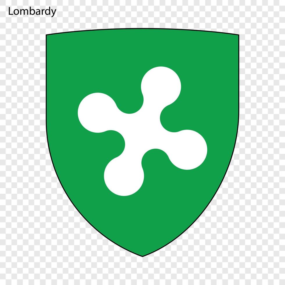 Emblem province of Italy. vector