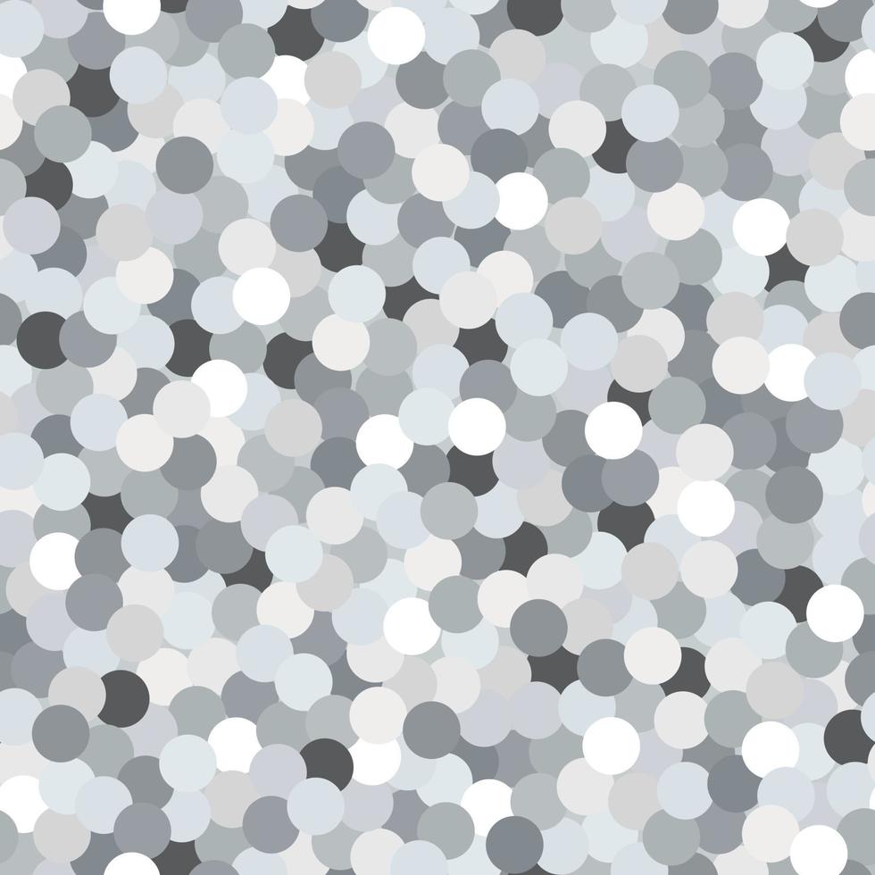 Shimmer seamless pattern with silver glitter confetti vector