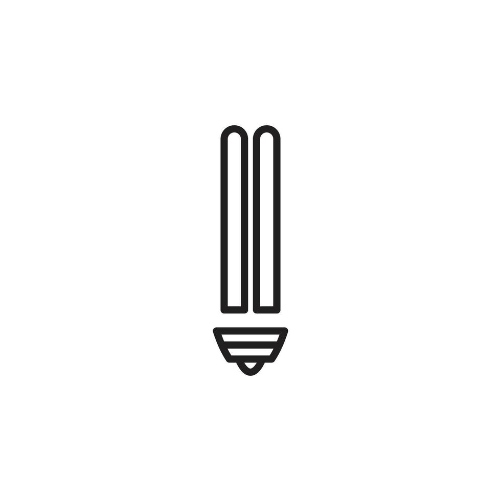 vector de lámpara de bulbo para presentación de icono de símbolo de sitio web