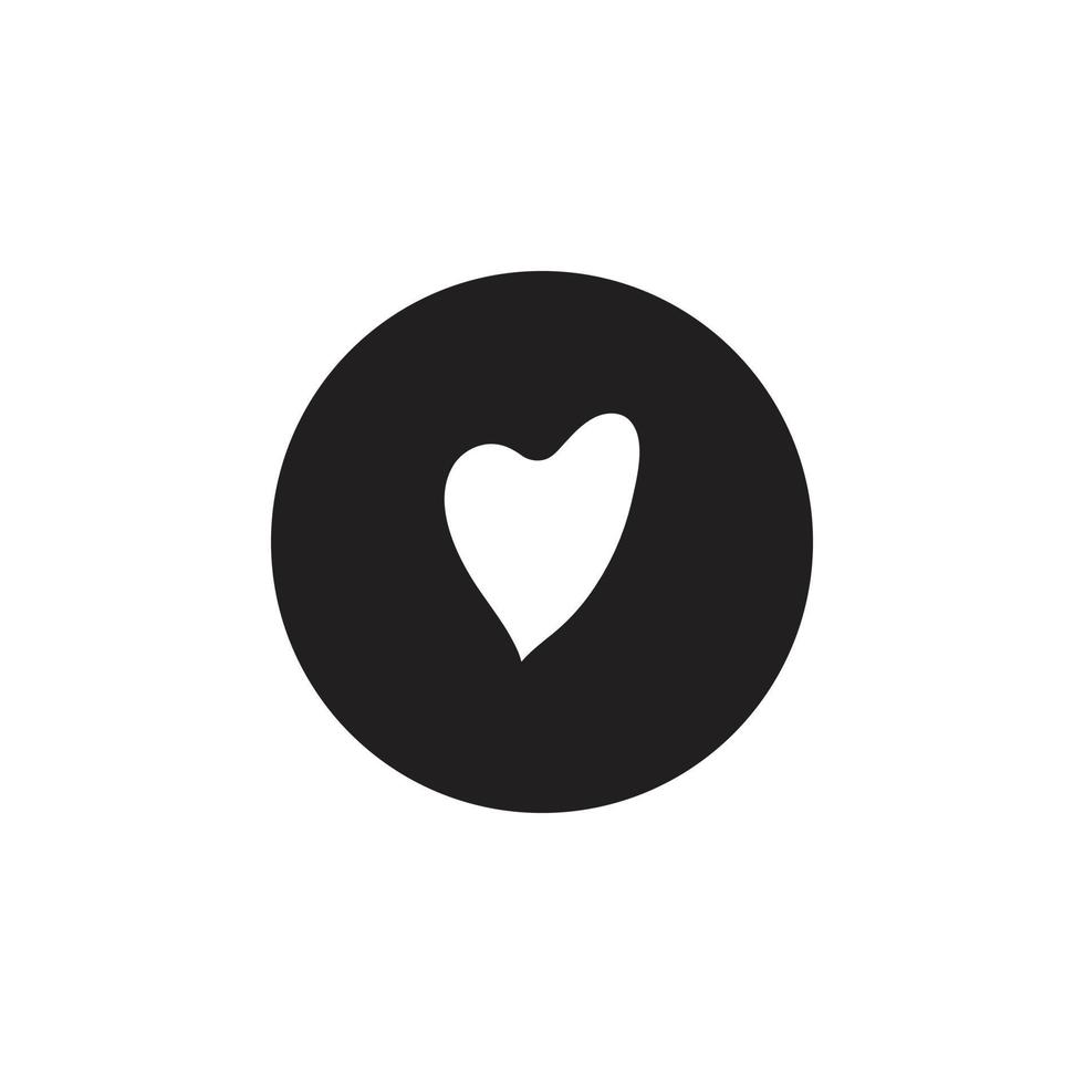 love heart symbol vector for website icon presentation