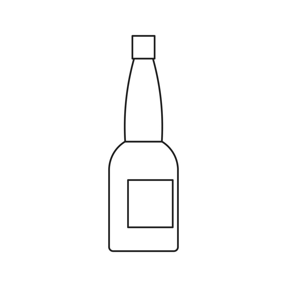 vector de botella para presentación de icono de símbolo de sitio web