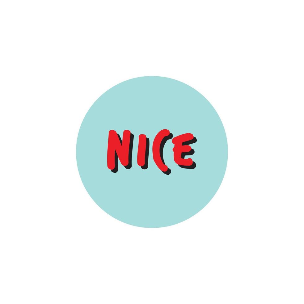 nice text vector for website symbol icon presentation