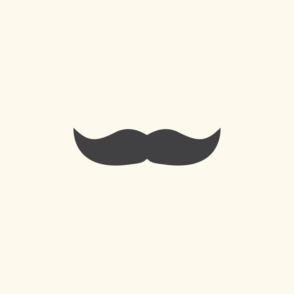 mustache vector for website symbol icon presentation