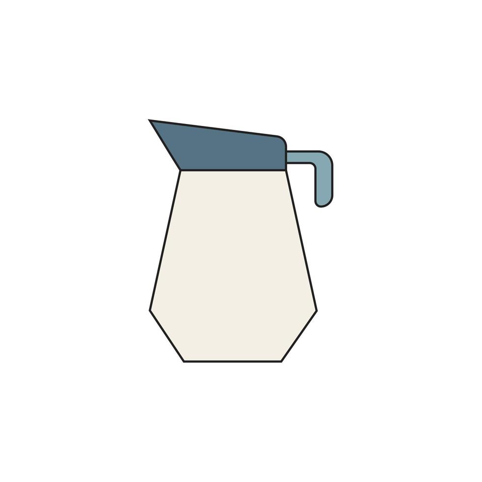 glass pitcher vector for website symbol icon presentation