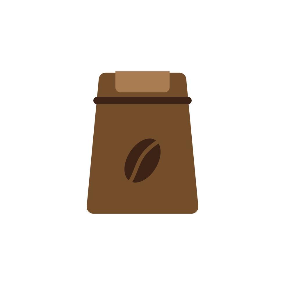 vector de bolsa de café para presentación de icono de símbolo de sitio web