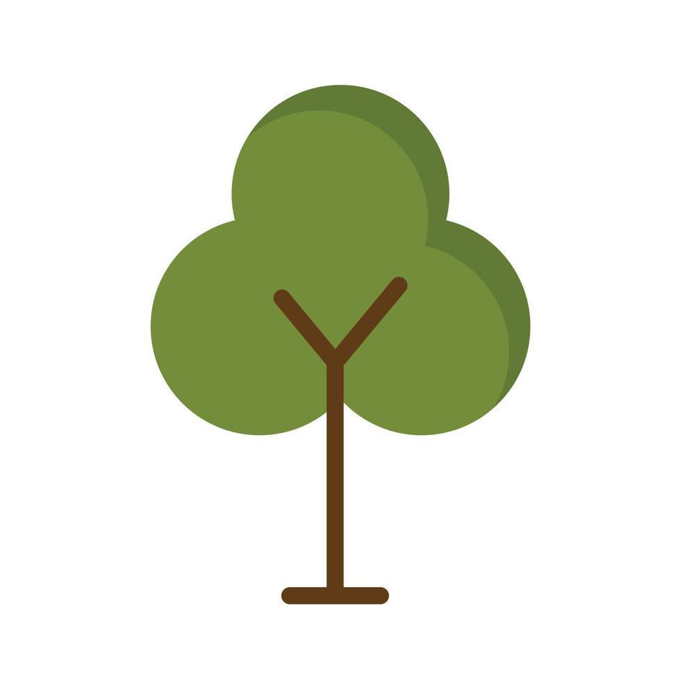 vector de árbol para presentación de icono de símbolo de sitio web