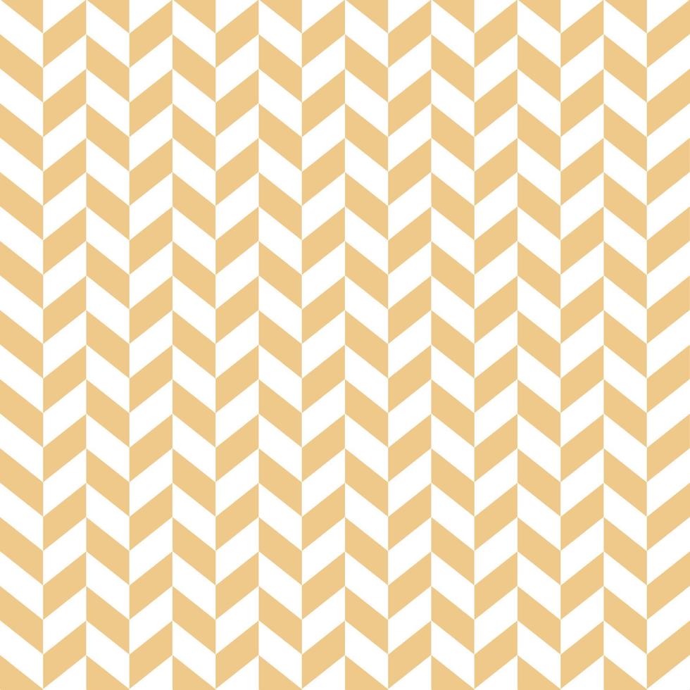 Modern abstract seamless zigzag pattern. Scandinavian style. Yellow and white mosaic print. Vector background.