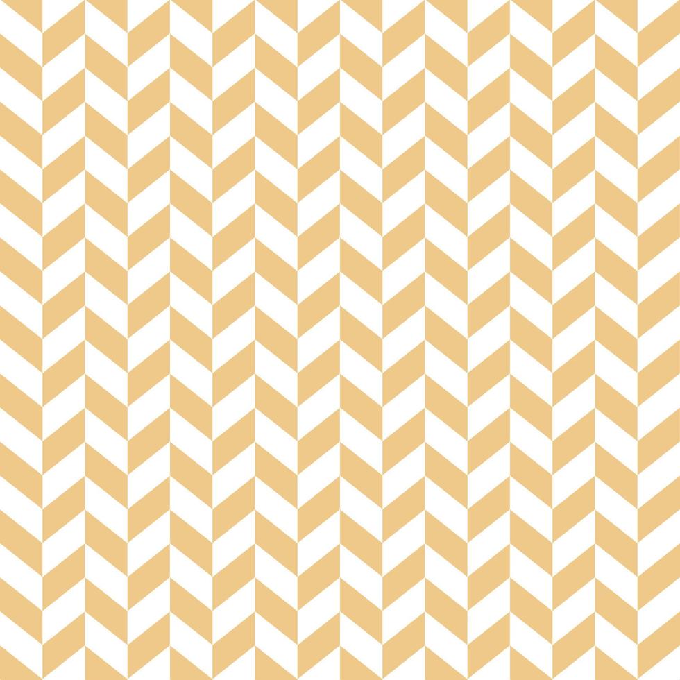 Modern abstract seamless zigzag pattern. Scandinavian style. Yellow and white mosaic print. Vector background.