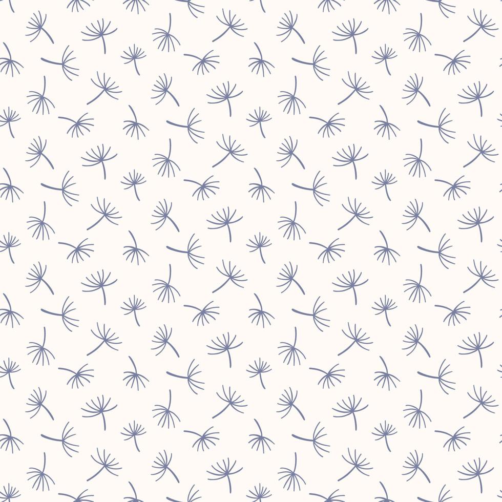 Modern seamless floral pattern in pastel color. Good for printing. Vector wallpaper.