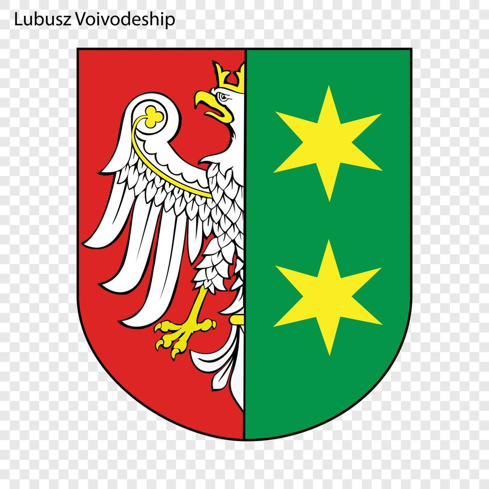 emblema estado de polonia vector