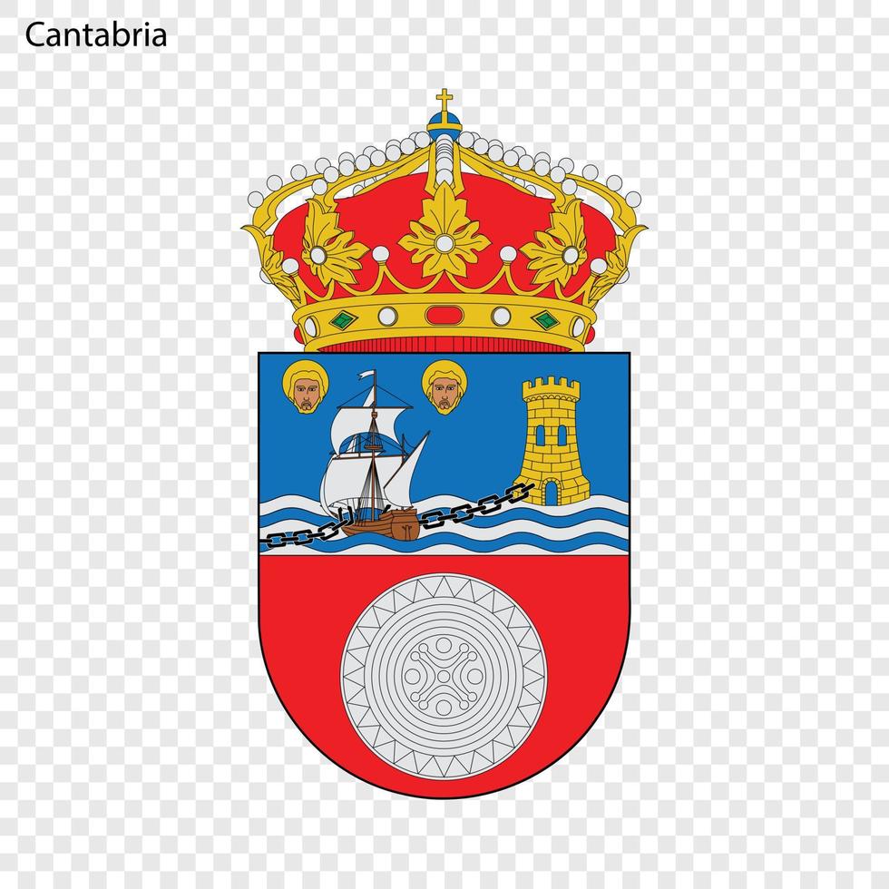 Emblem province of Spain vector