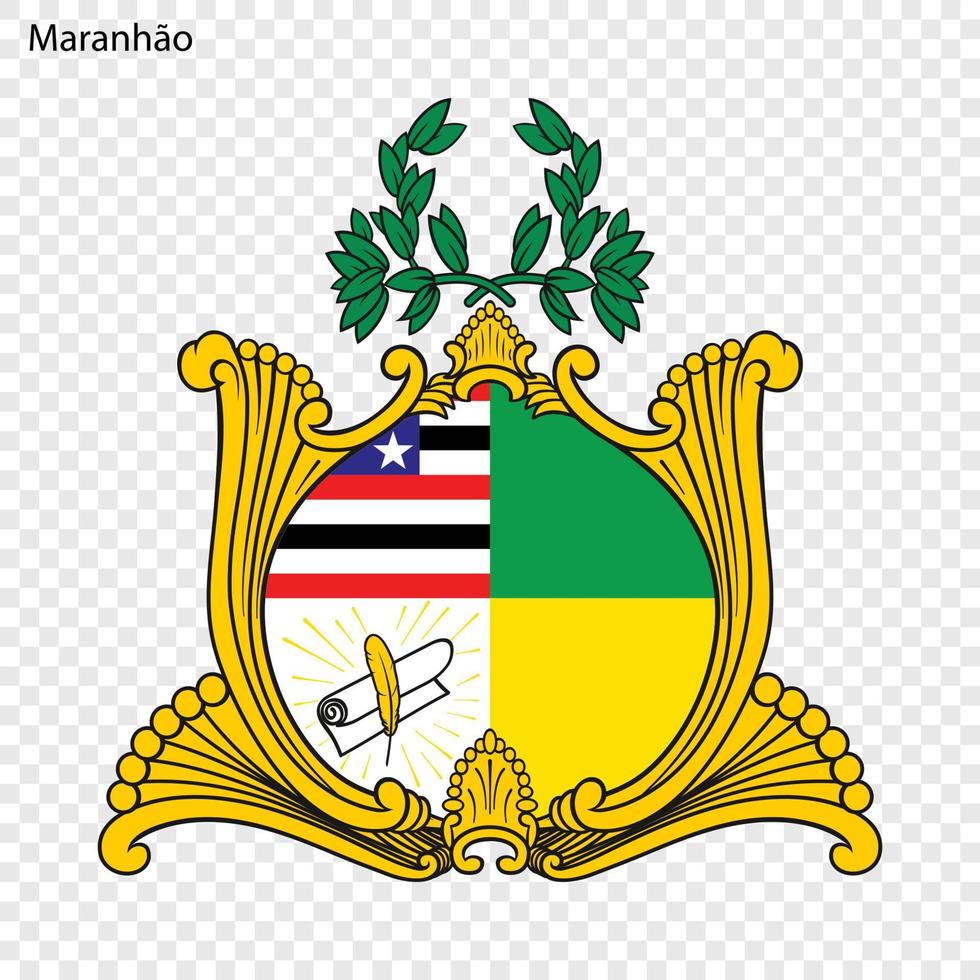 Emblem of Brazilian state vector