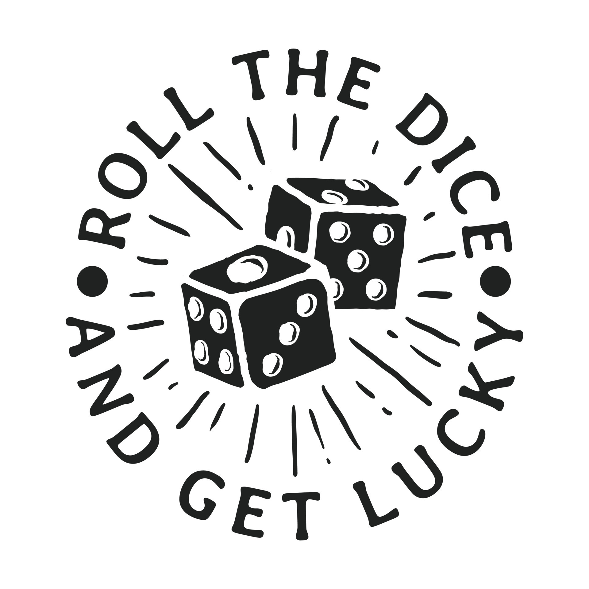 Vector Stock T shirt Print Design Roll Dice Get 8800928 Vector Art at